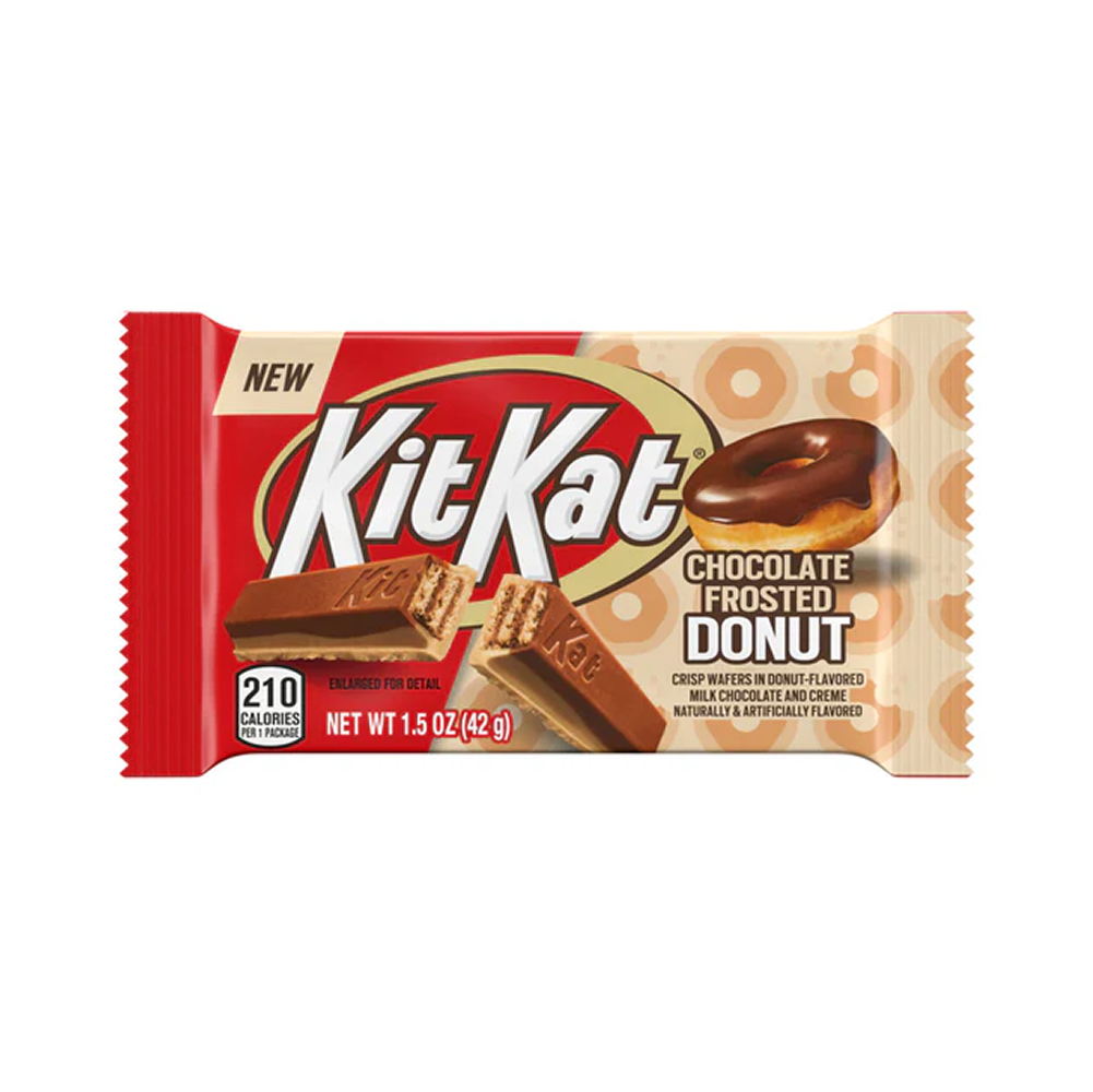 Kit Kat Chocolate Frosted Donut