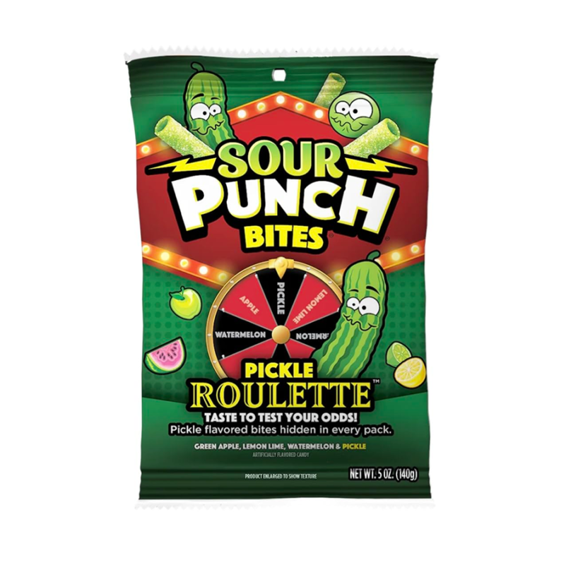Sour Punch Bites (Pickle Roulette)
